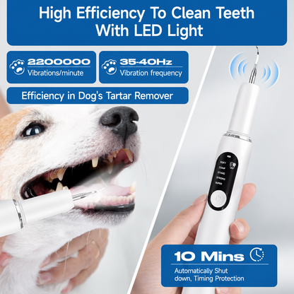 Kairo™ Smart Pet Dental Cleaner – Plaque & Tartar Remover for Dogs & Cats