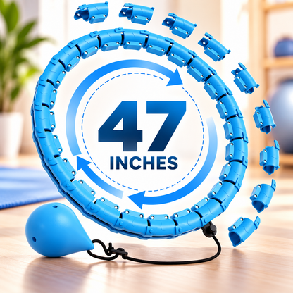 Kairo™ Weighted Hula Hoop – At-Home Core & Fitness Workout