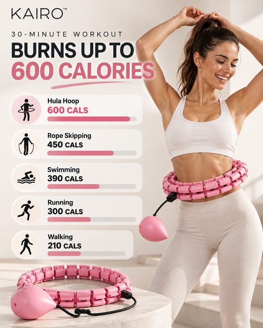 Kairo™ Weighted Hula Hoop – At-Home Core & Fitness Workout