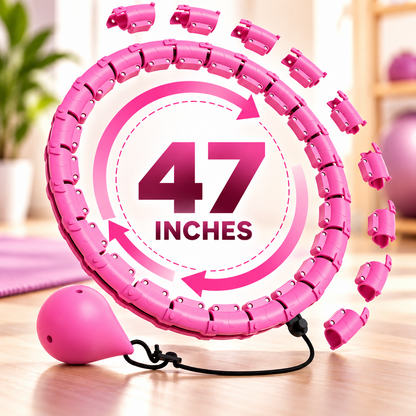 Kairo™ Weighted Hula Hoop – At-Home Core & Fitness Workout
